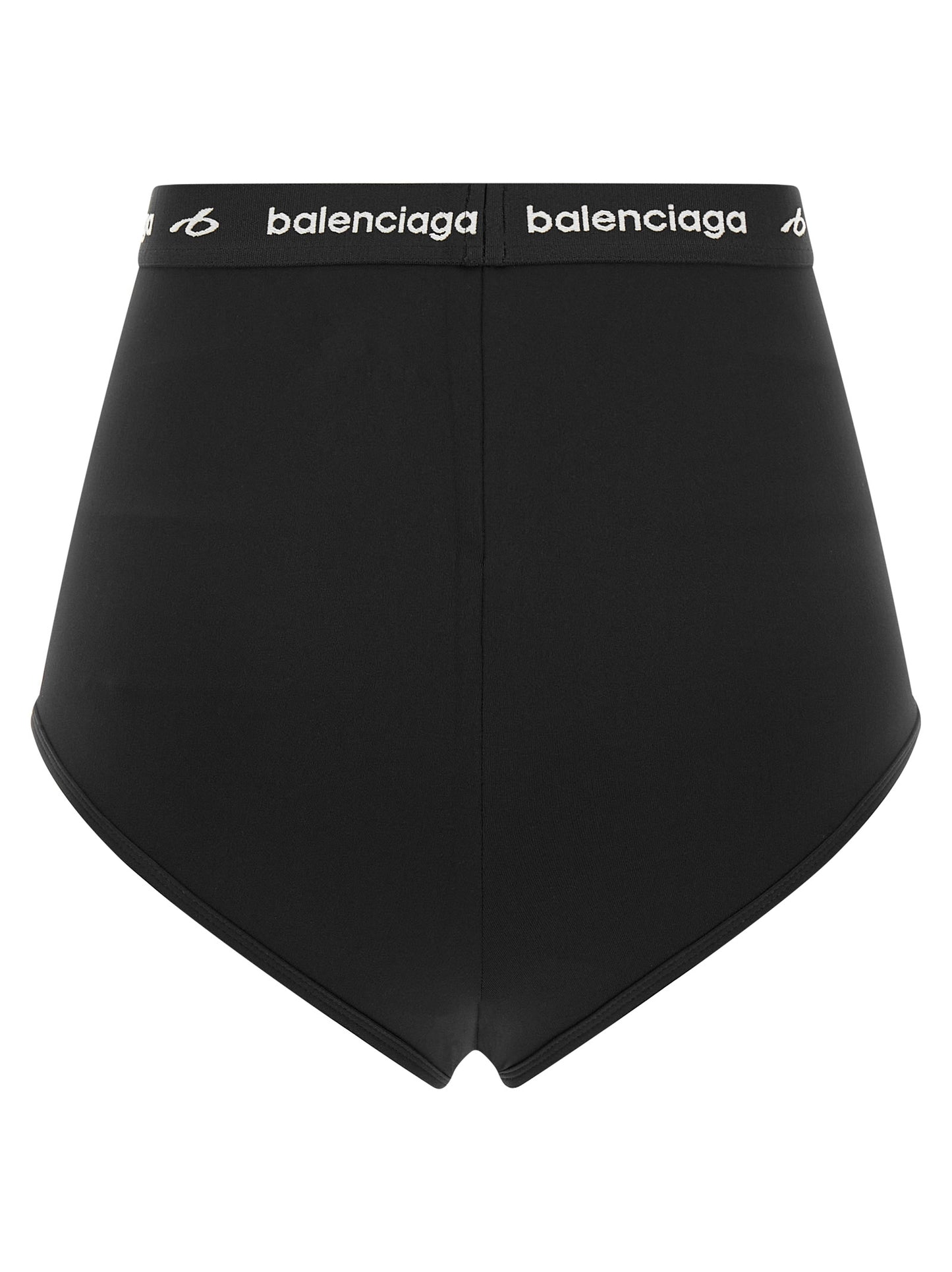 Balenciaga Braguitas De Poliamida Negra Con Ajuste Definidor