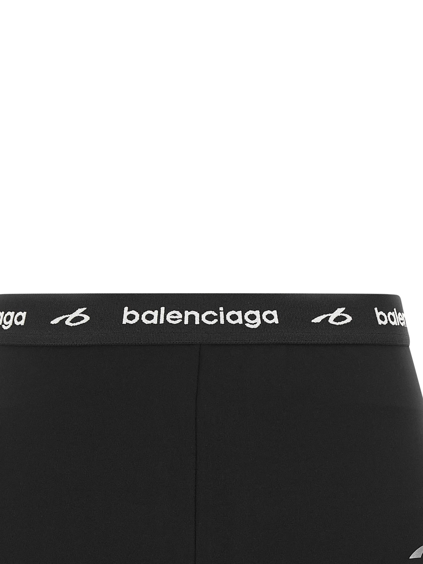 Balenciaga Braguitas De Poliamida Negra Con Ajuste Definidor