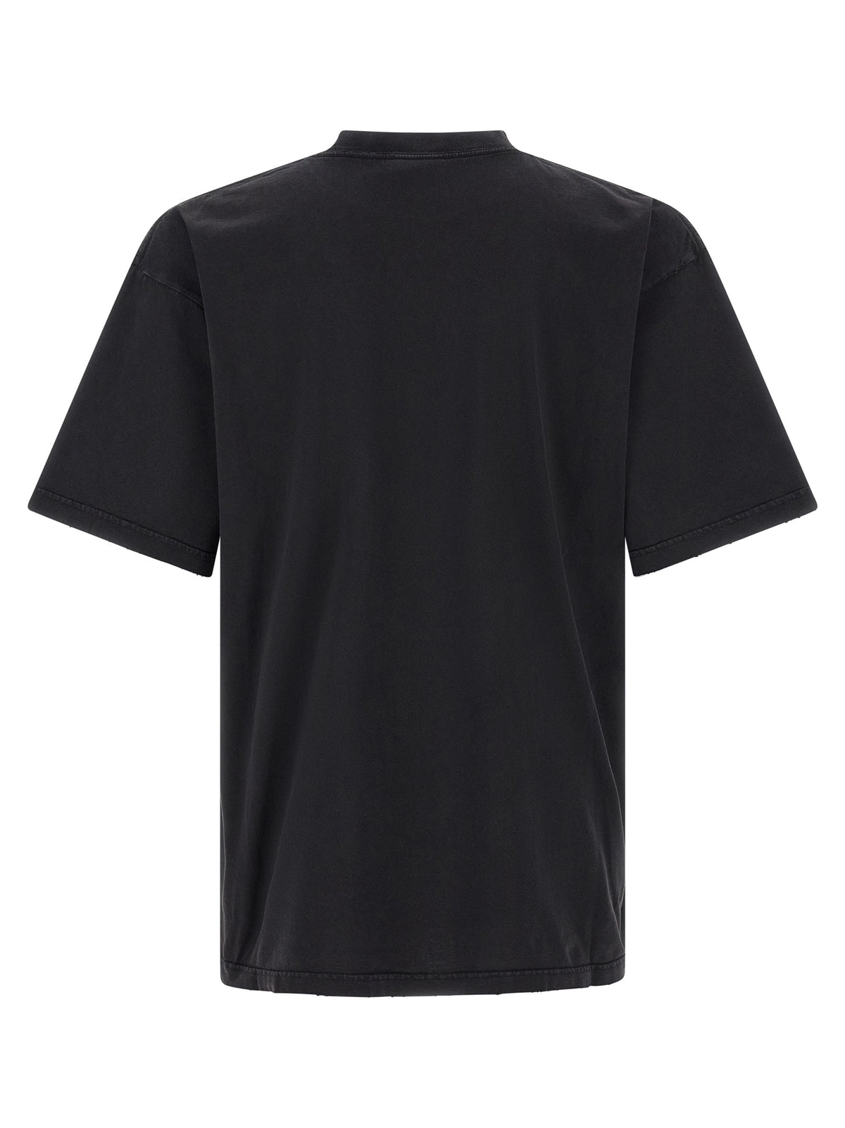 Camiseta Balenciaga De Algodón Negro Diseño Básico Atemporal