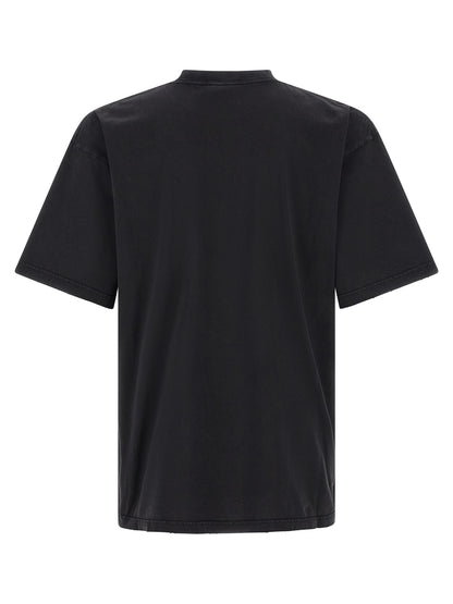Camiseta Balenciaga De Algodón Negro Diseño Básico Atemporal
