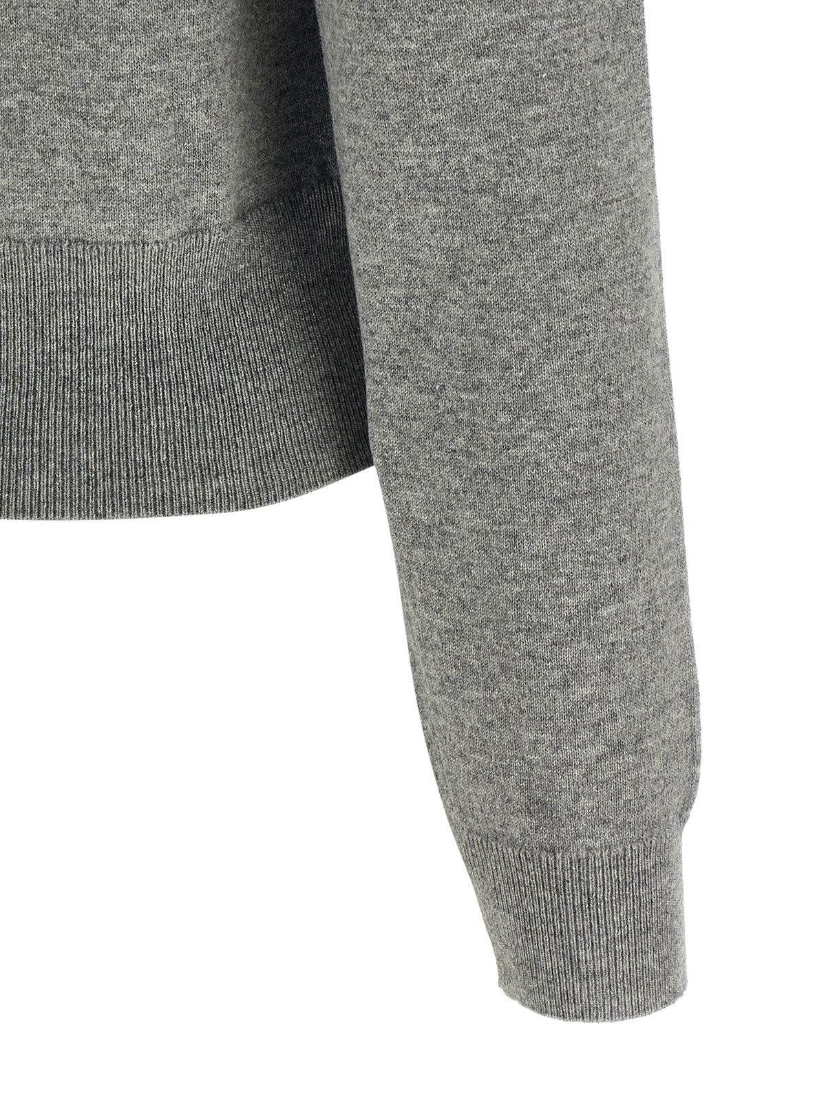 Cardigan en Cachemire Gris Chiné Dolce & Gabbana