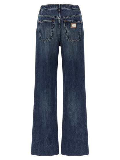 Dolce & Gabbana Blue Cotton Denim Jeans
