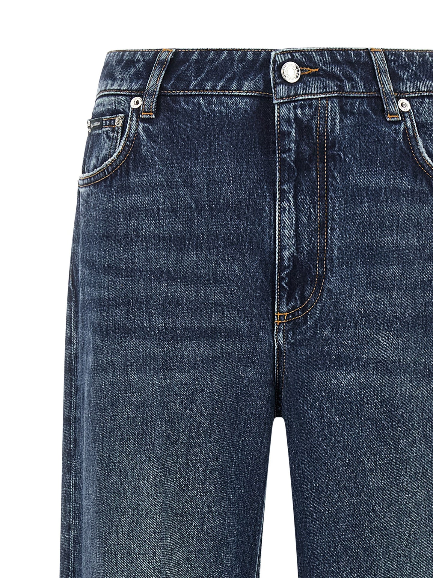 Dolce & Gabbana Blue Cotton Denim Jeans