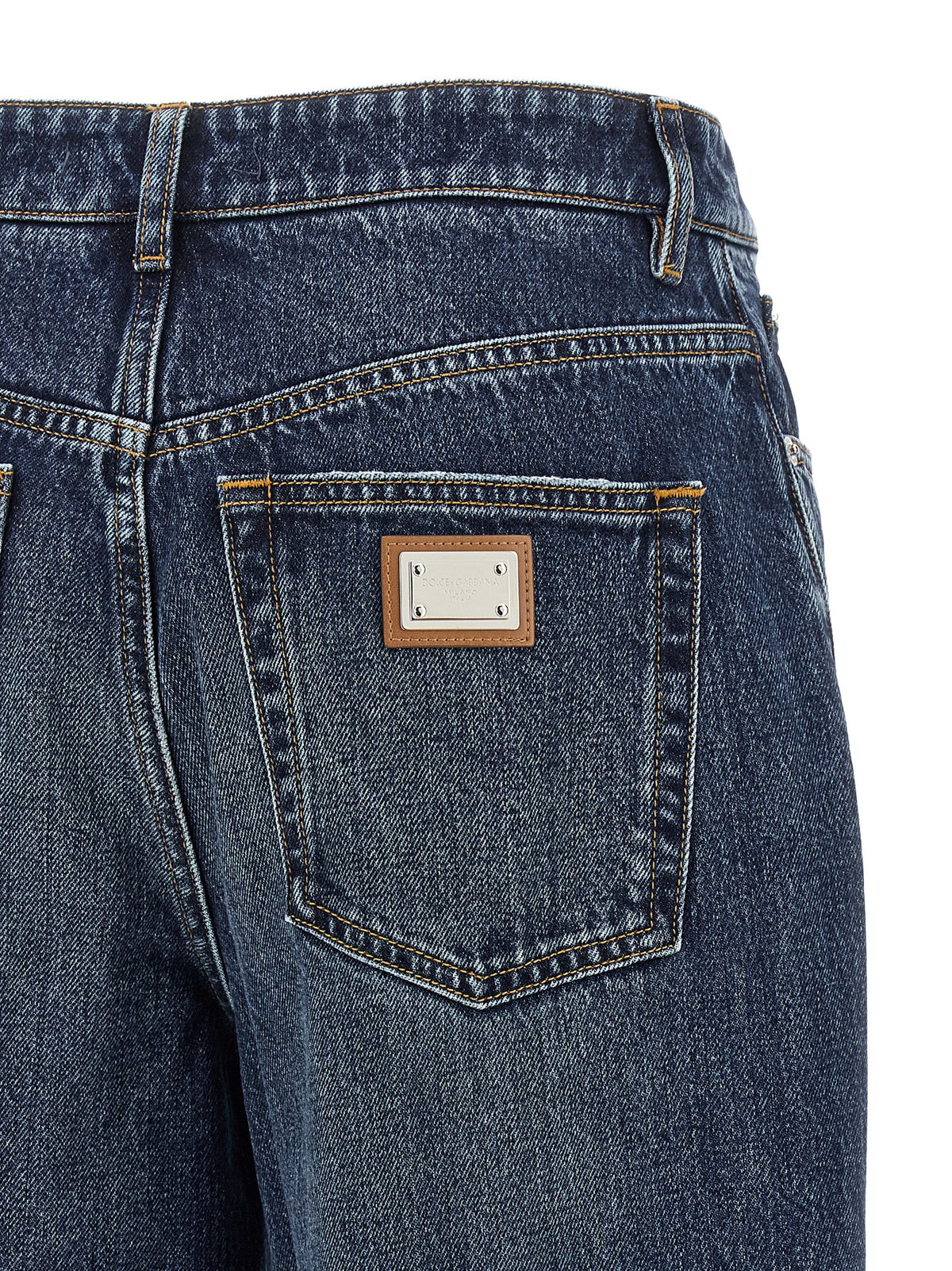 Dolce & Gabbana Blue Cotton Denim Jeans