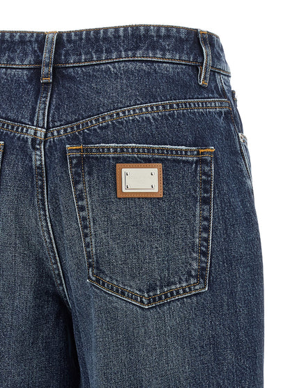 Dolce & Gabbana Blue Cotton Denim Jeans