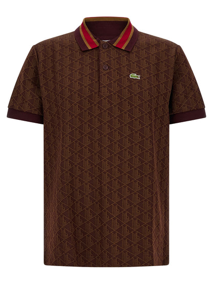 Camiseta Polo Lacoste Marrón De Poliéster - Colección París