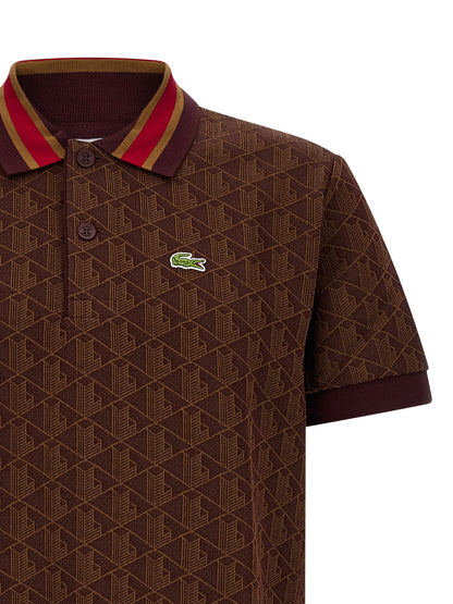 Camiseta Polo Lacoste Marrón De Poliéster - Colección París