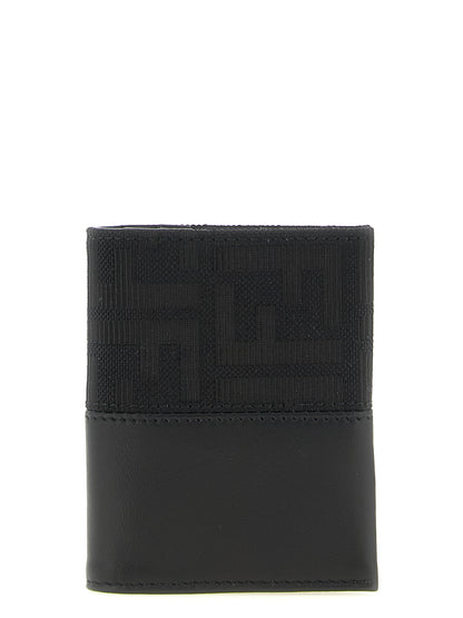 Fendi Tarjetero De Poliéster Negro - Diseño Compacto Para Uso Diario