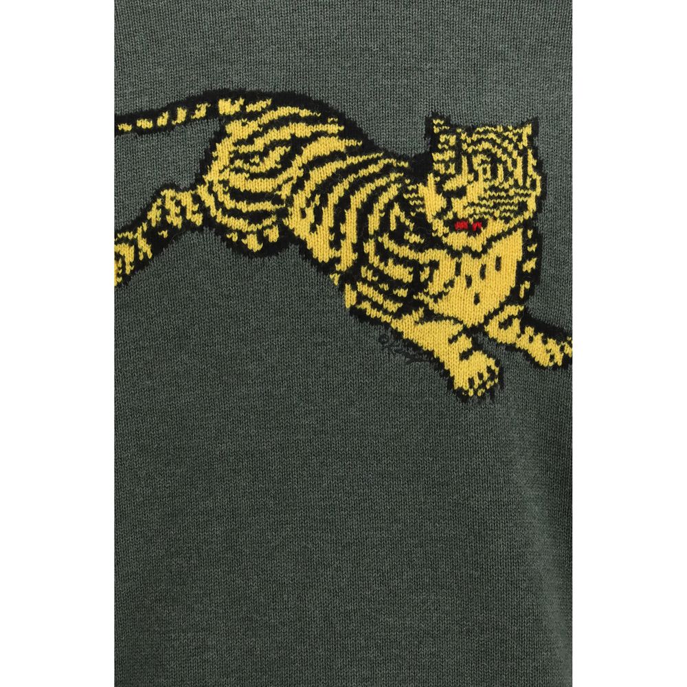 Kenzo Sudadera Bicolar De Algodón Corte Equilibrado