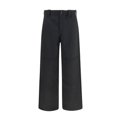 Pantalones Chinos De Lana Oves Aries Negros De Kenzo