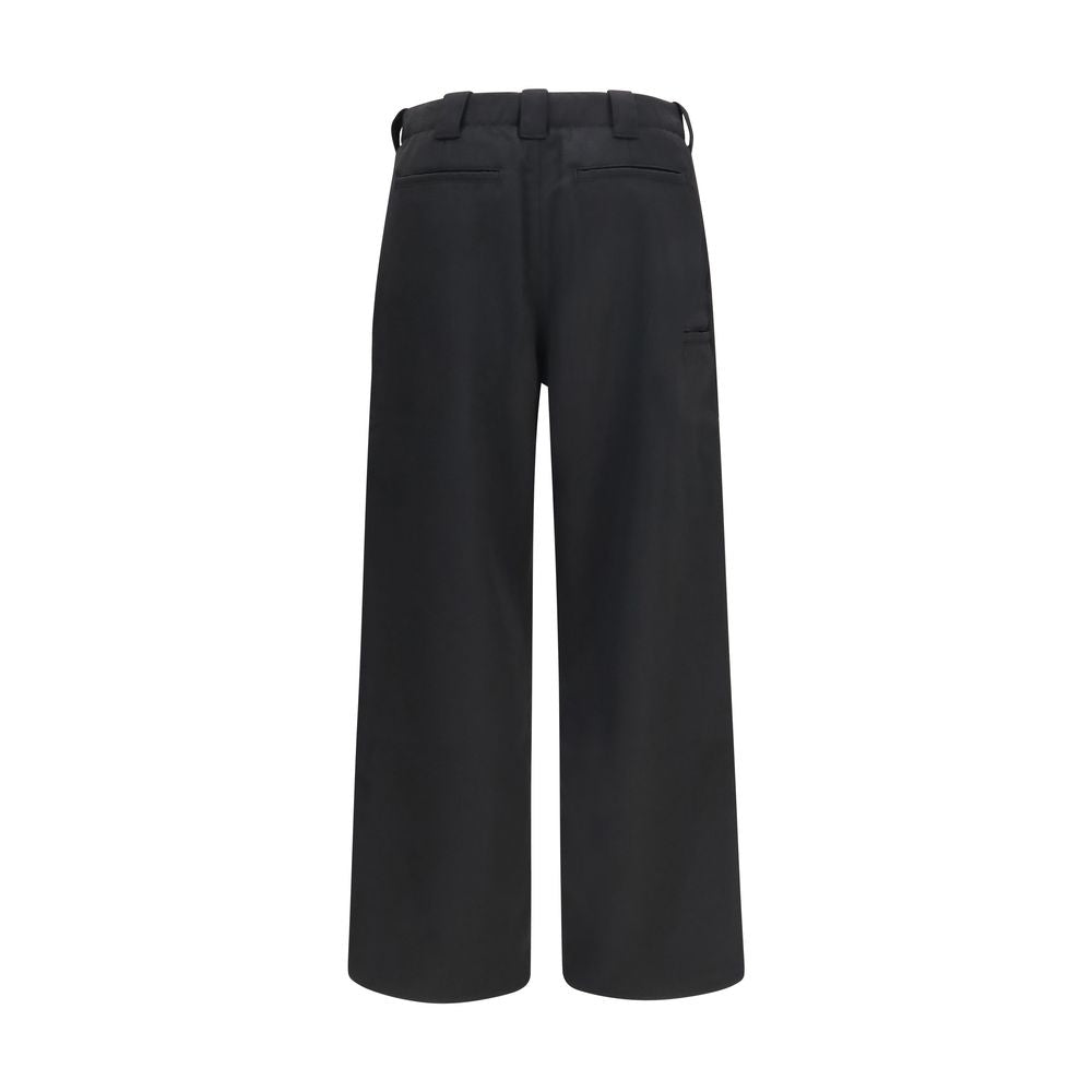 Pantalones Chinos De Lana Oves Aries Negros De Kenzo