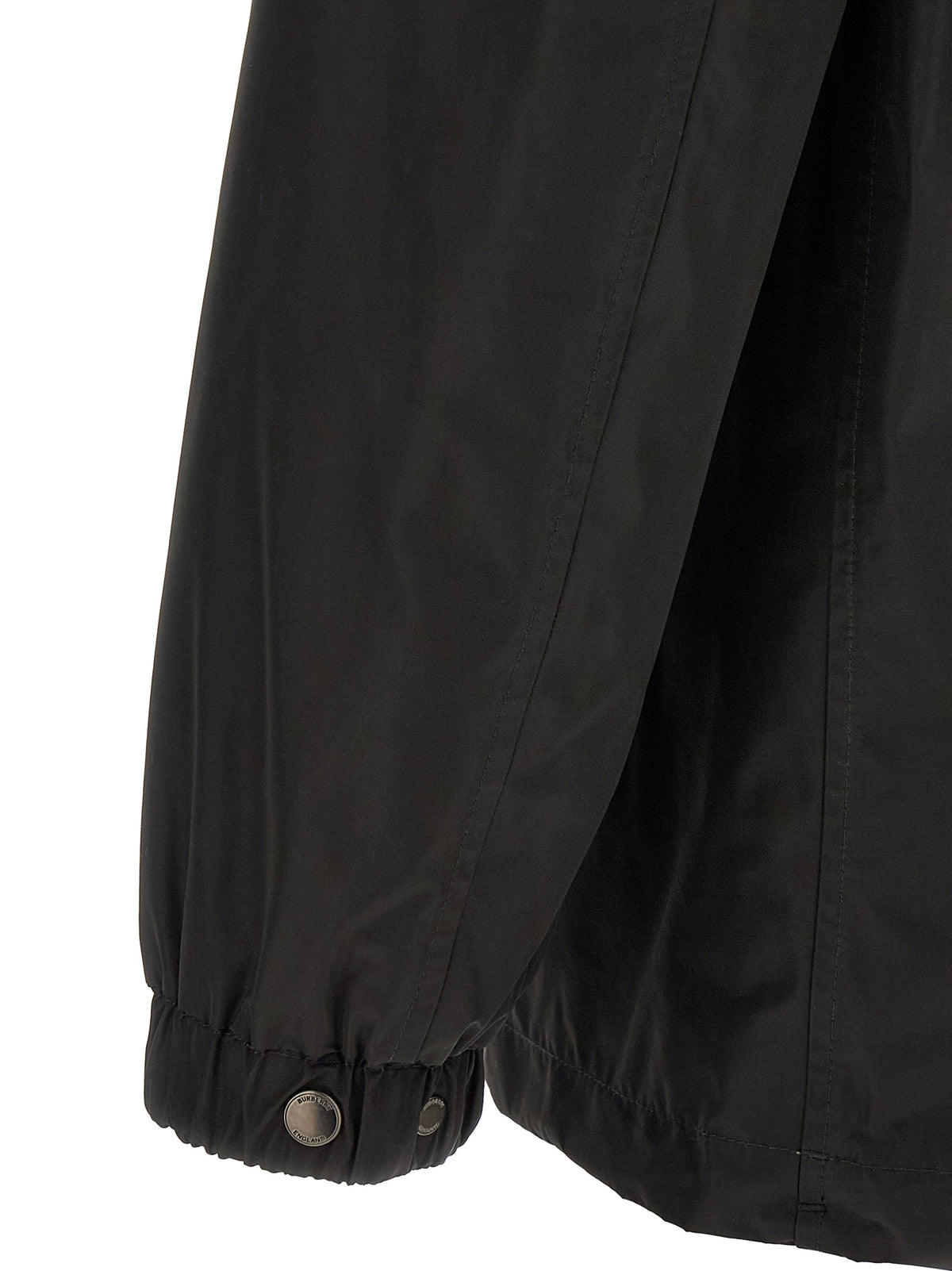 Chaqueta Abrigo Burberry De Poliéster Negro Interior