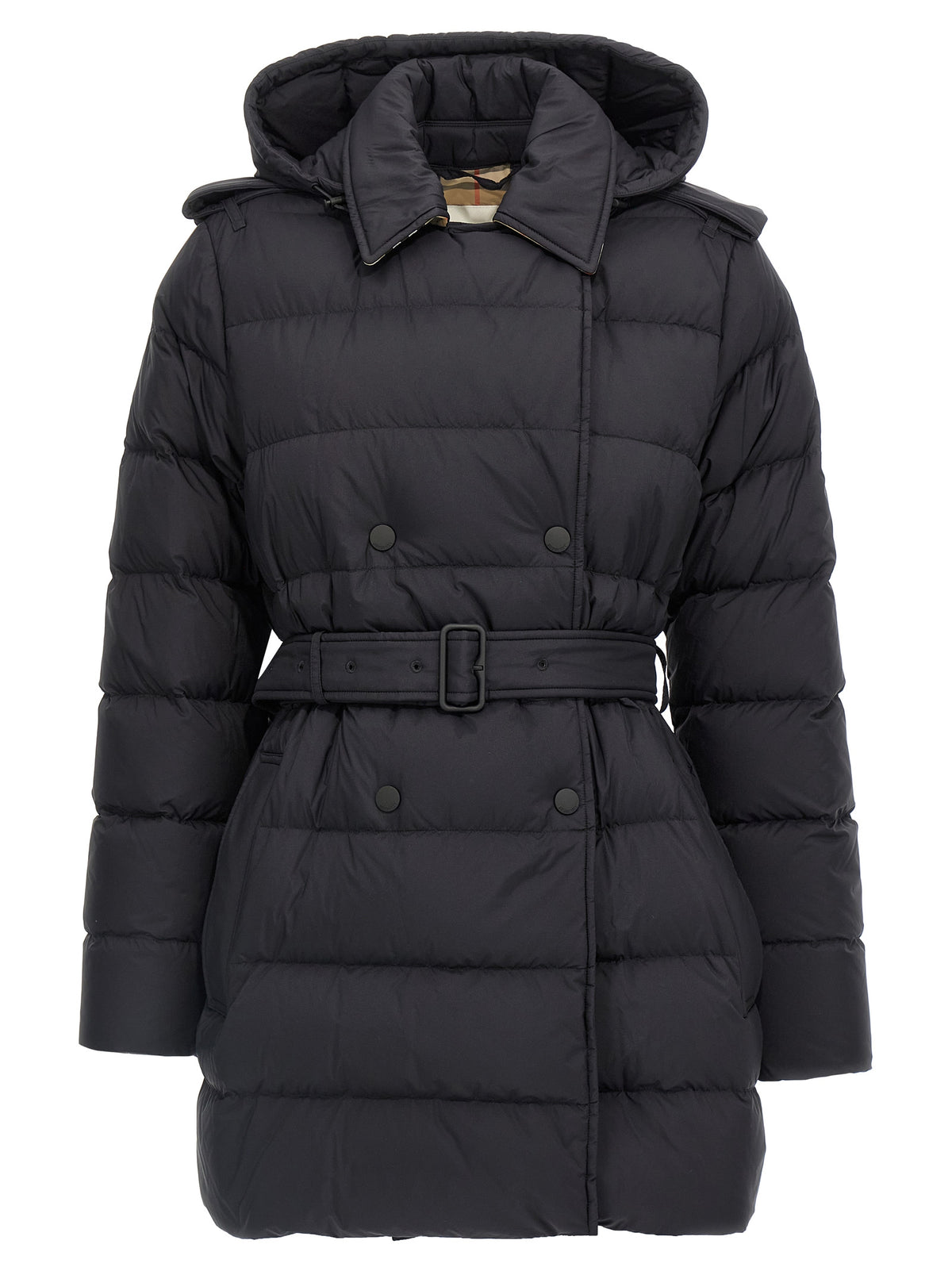 Manteau en polyamide noir Burberry