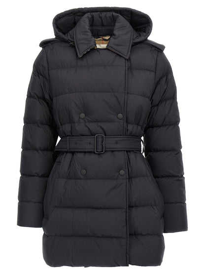 Manteau en polyamide noir Burberry