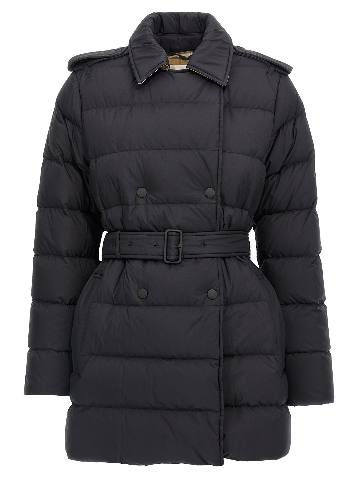 Manteau en polyamide noir Burberry