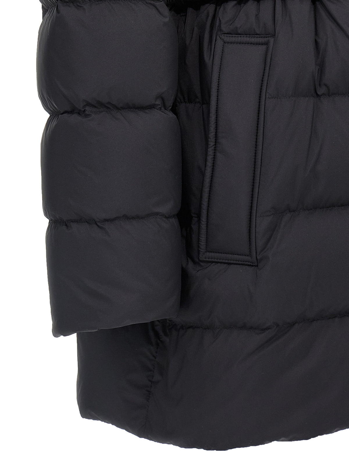 Manteau en polyamide noir Burberry
