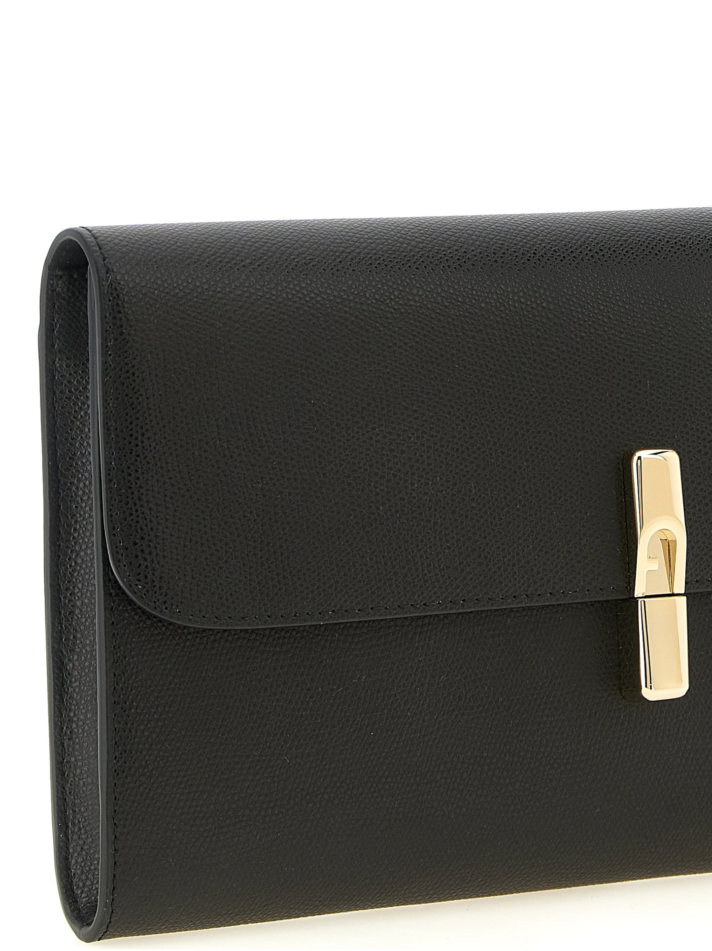 Pochette en cuir de veau Furla modèle Iride Noir