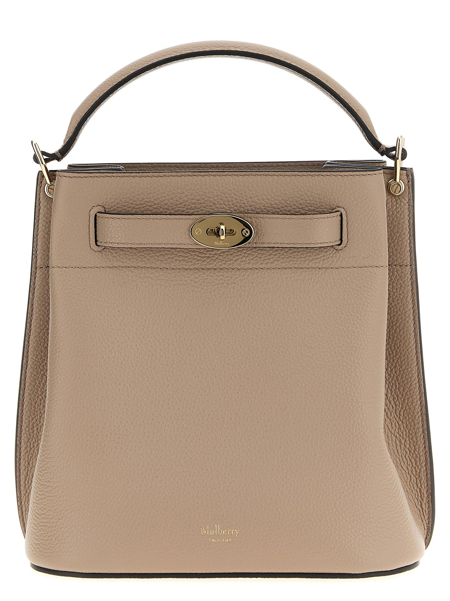 Mulberry Islington Compact Crossbody Bag In Grey Calfskin