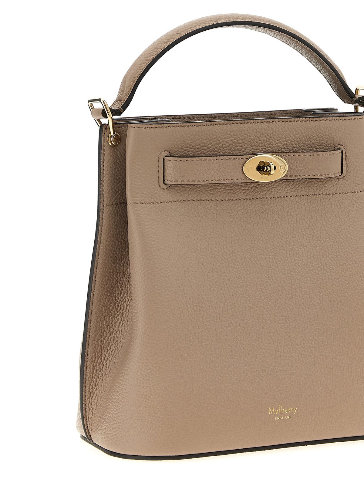 Mulberry Islington Compact Crossbody Bag In Grey Calfskin