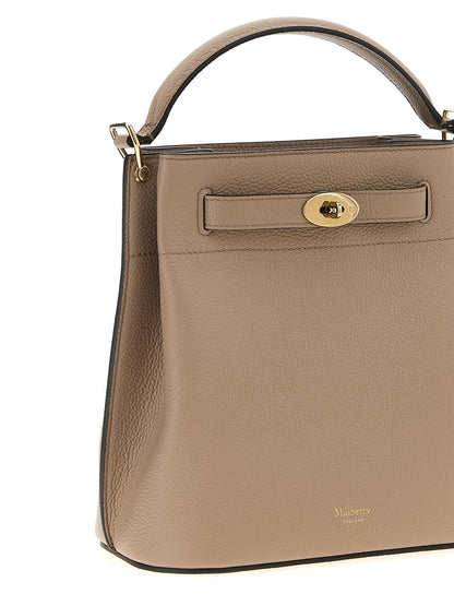 Mulberry Islington Compact Crossbody Bag In Grey Calfskin