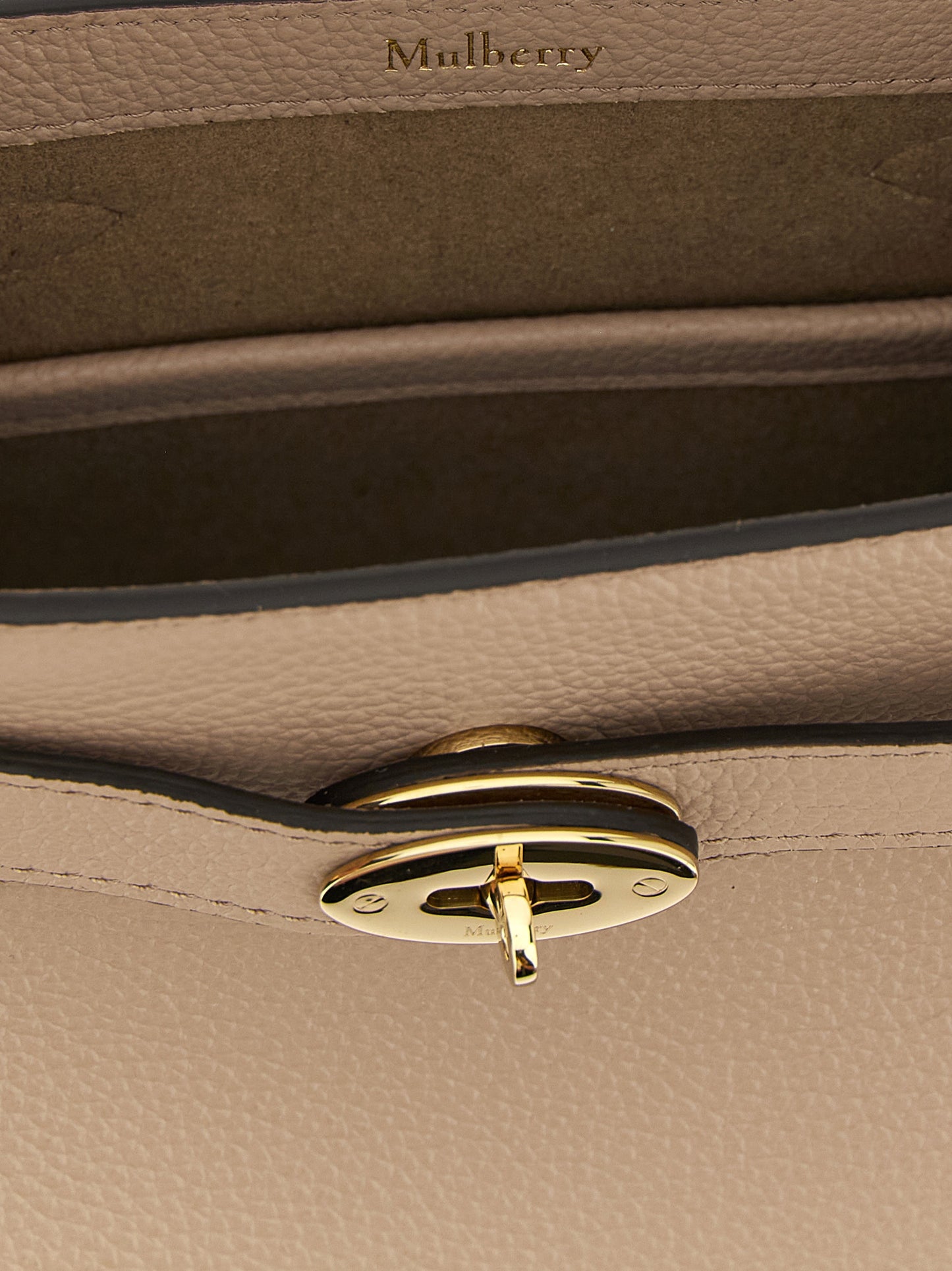Mulberry Islington Compact Crossbody Bag In Grey Calfskin