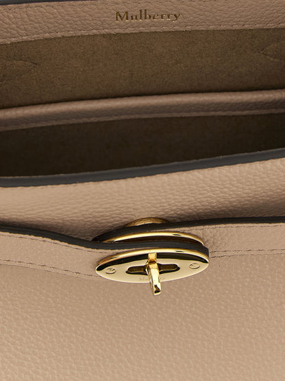 Mulberry Islington Compact Crossbody Bag In Grey Calfskin