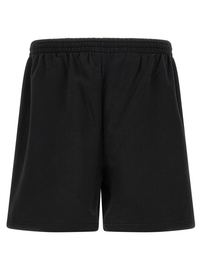 Short Balenciaga en coton noir