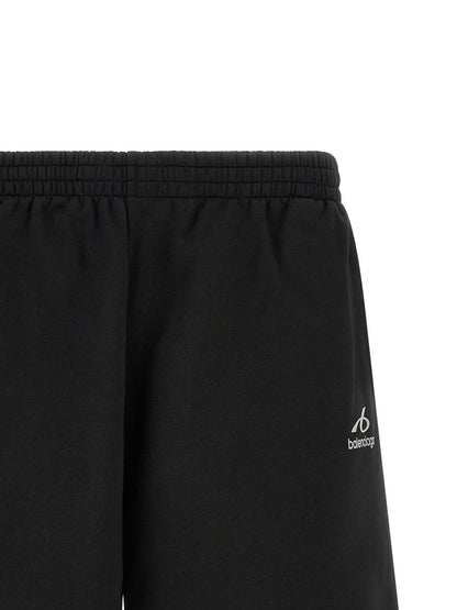 Short Balenciaga en coton noir