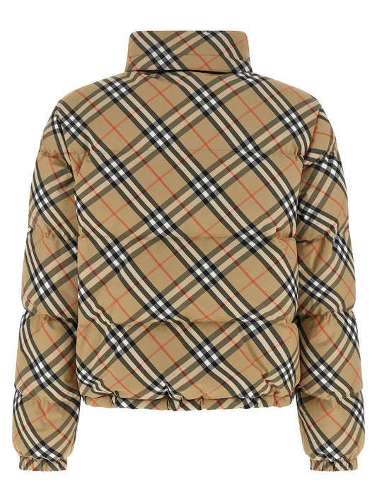 Abrigo De Largo Completo De Poliéster Burberry En Beige