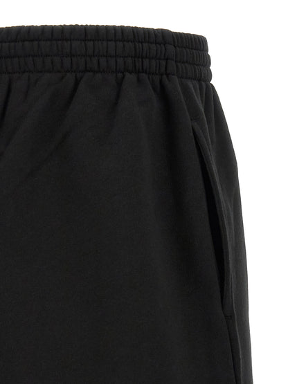Short Balenciaga en coton noir