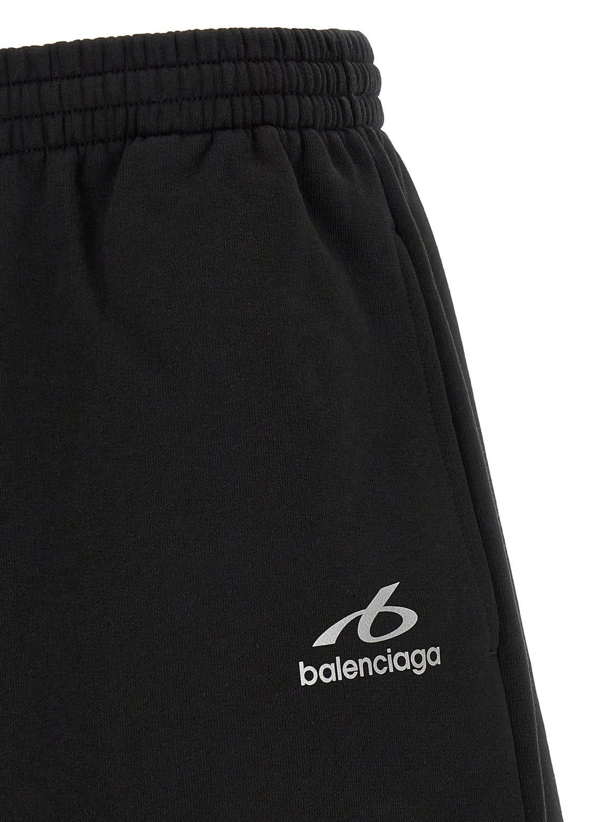 Short Balenciaga en coton noir