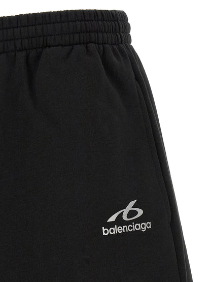 Short Balenciaga en coton noir