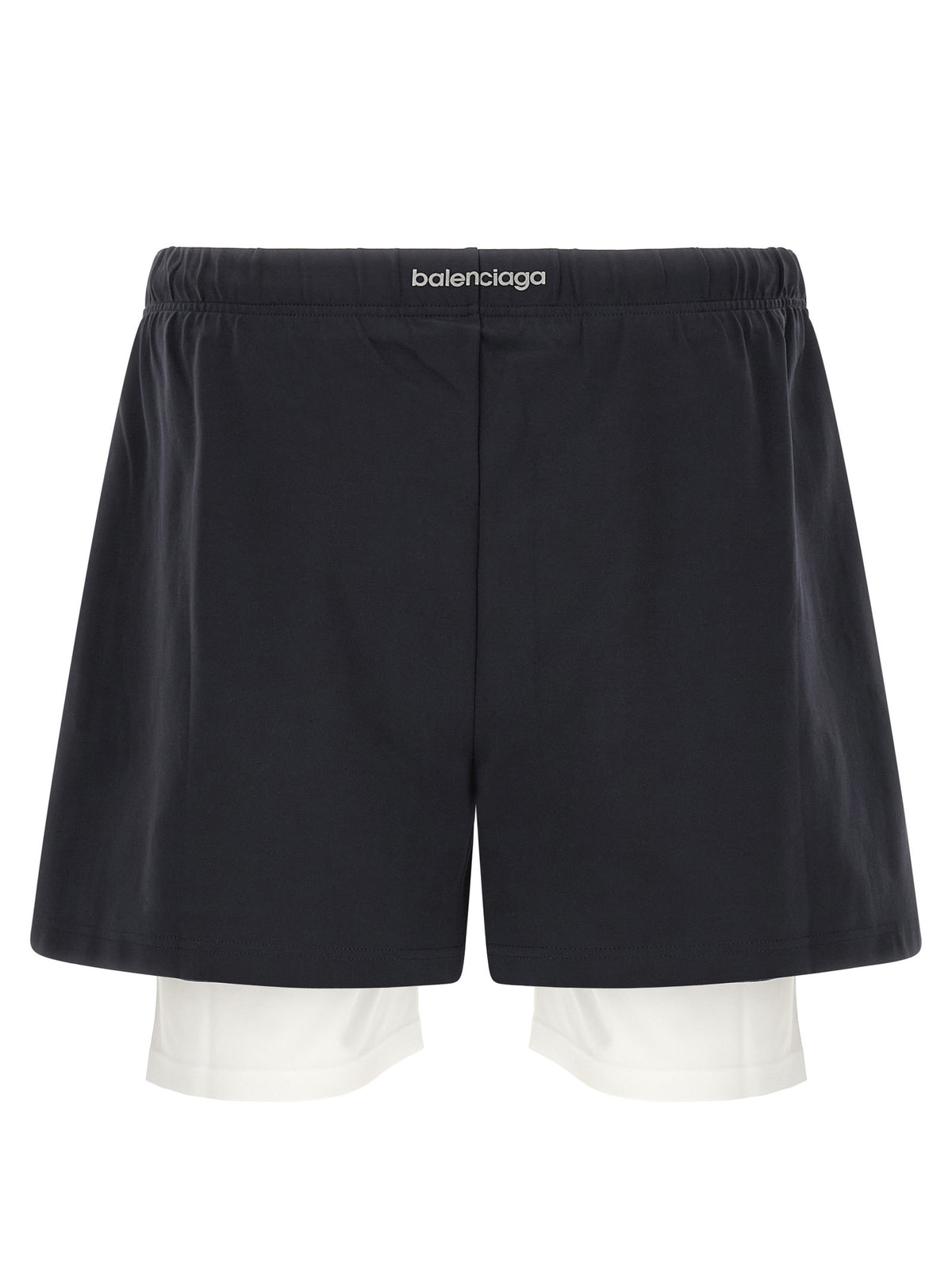 Pantalones Cortos Bermuda Bicolor De Poliamida Balenciaga