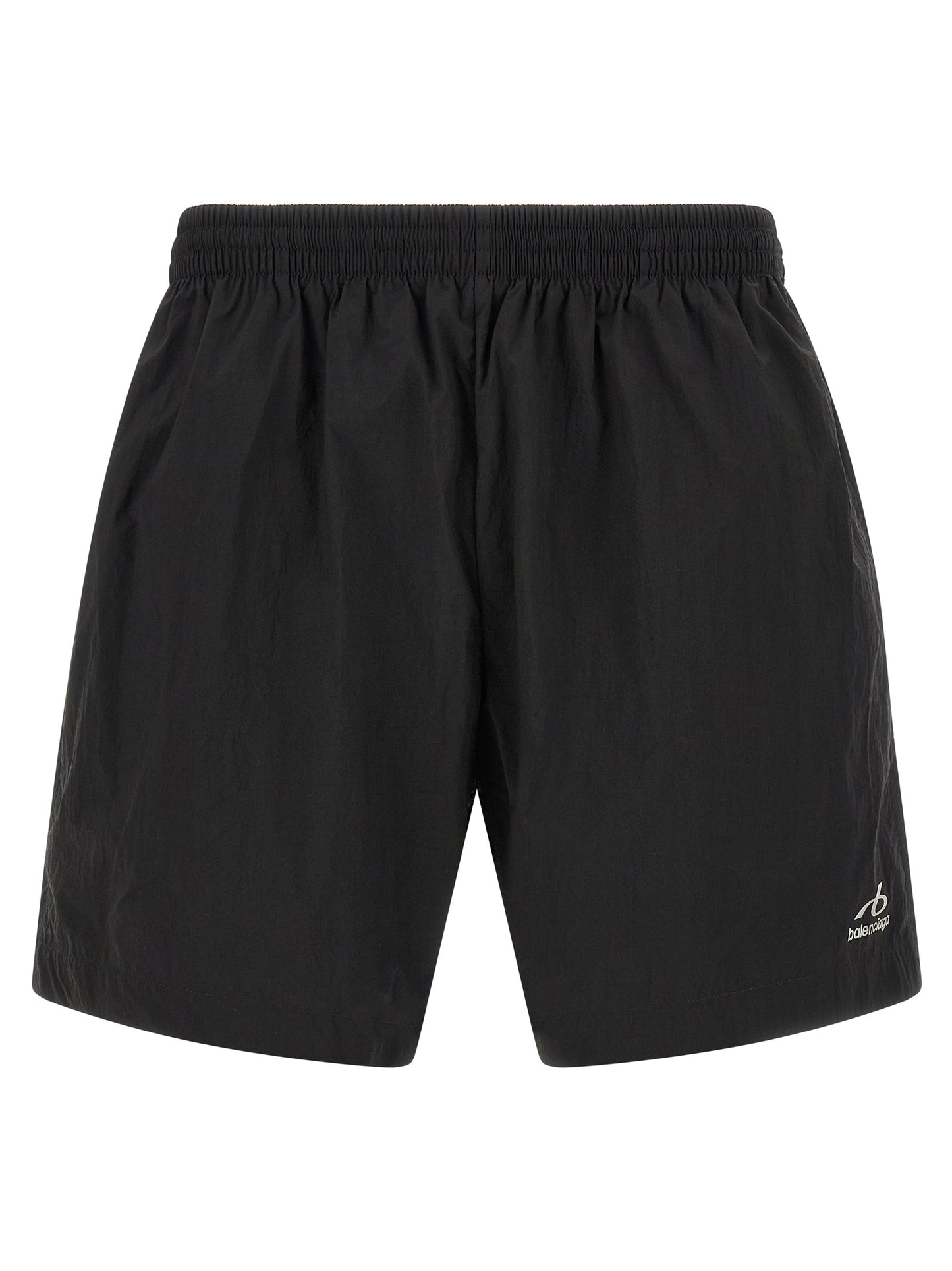 Pantalones Cortos Balenciaga De Poliamida En Negro