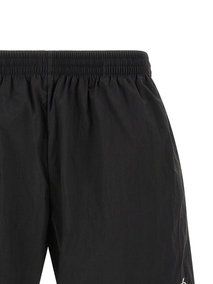 Pantalones Cortos Balenciaga De Poliamida En Negro