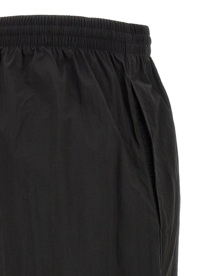 Pantalones Cortos Balenciaga De Poliamida En Negro