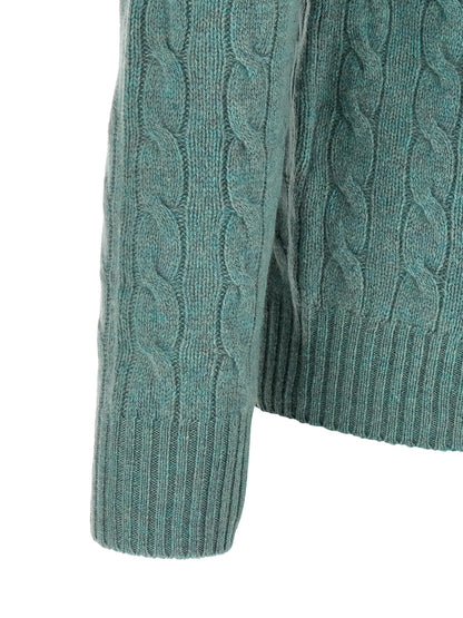 Cardigan Bicolore En Laine À Boutons Polo Ralph Lauren