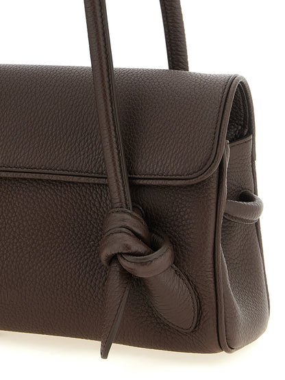 Sac À Bandoulière Jacquemus En Cuir De Veau Marron