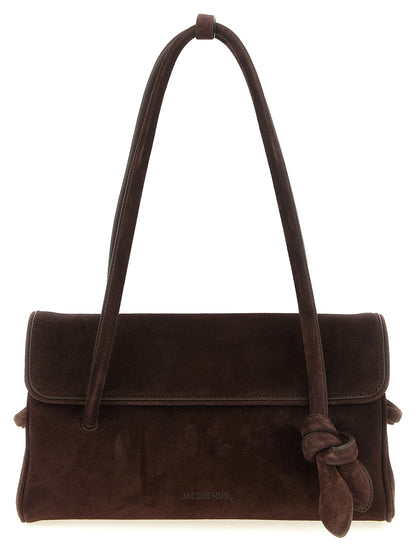 Jacquemus Bolso Bandolera de Cuero Le Turismo Long Marron