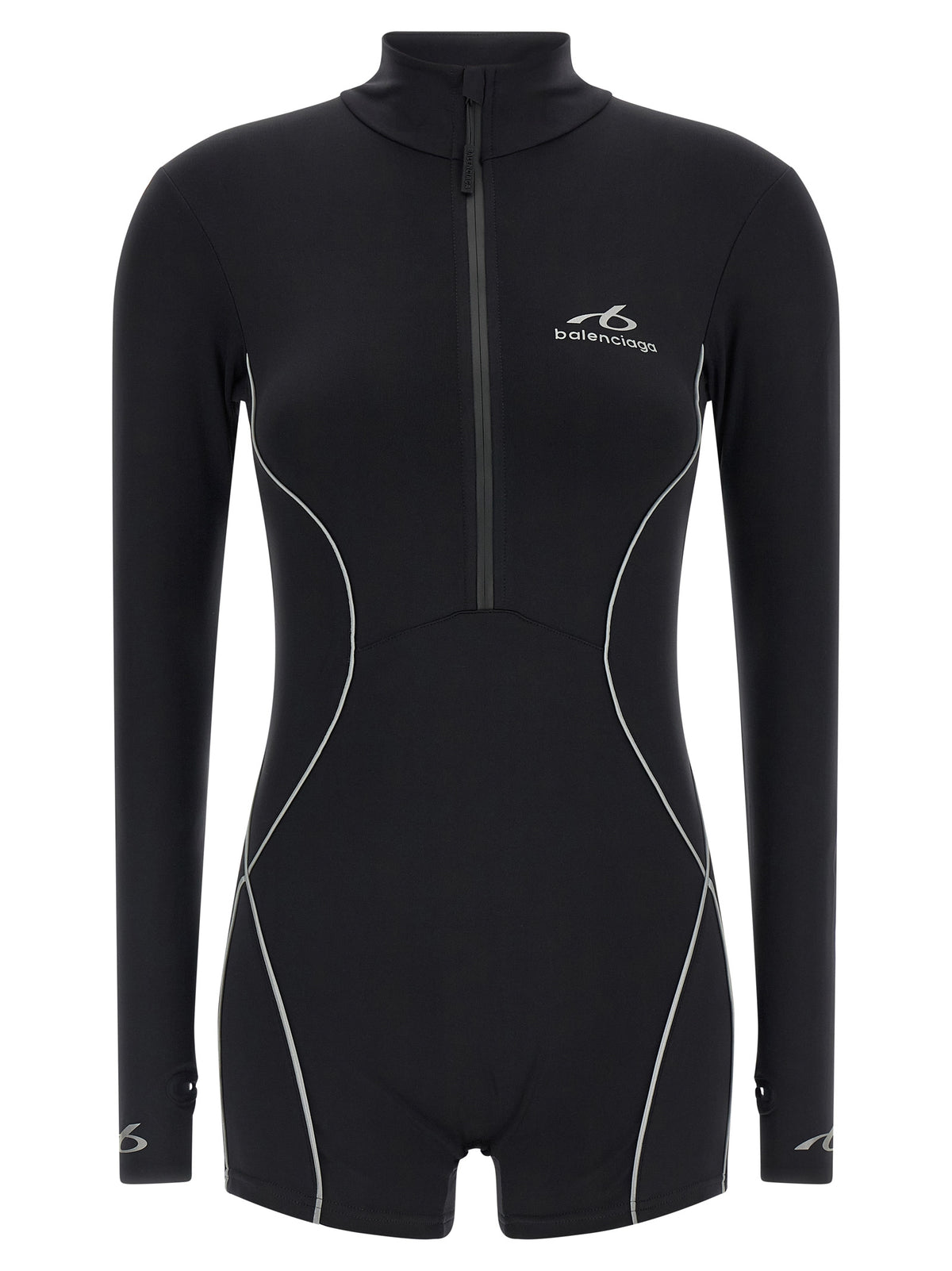 Body en polyamide noir Balenciaga