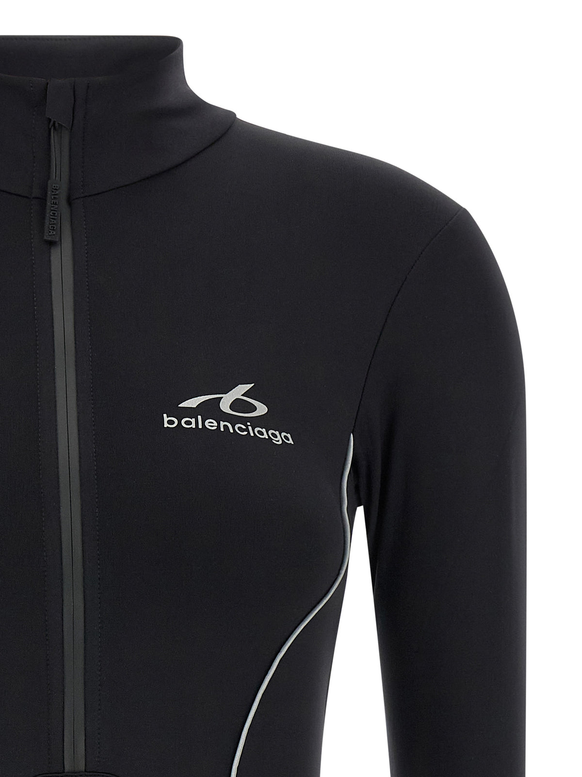 Body en polyamide noir Balenciaga