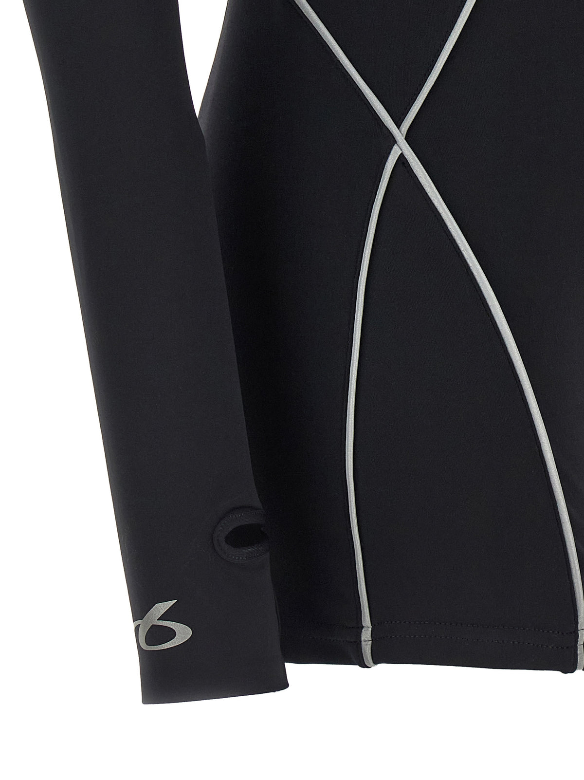 Body en polyamide noir Balenciaga
