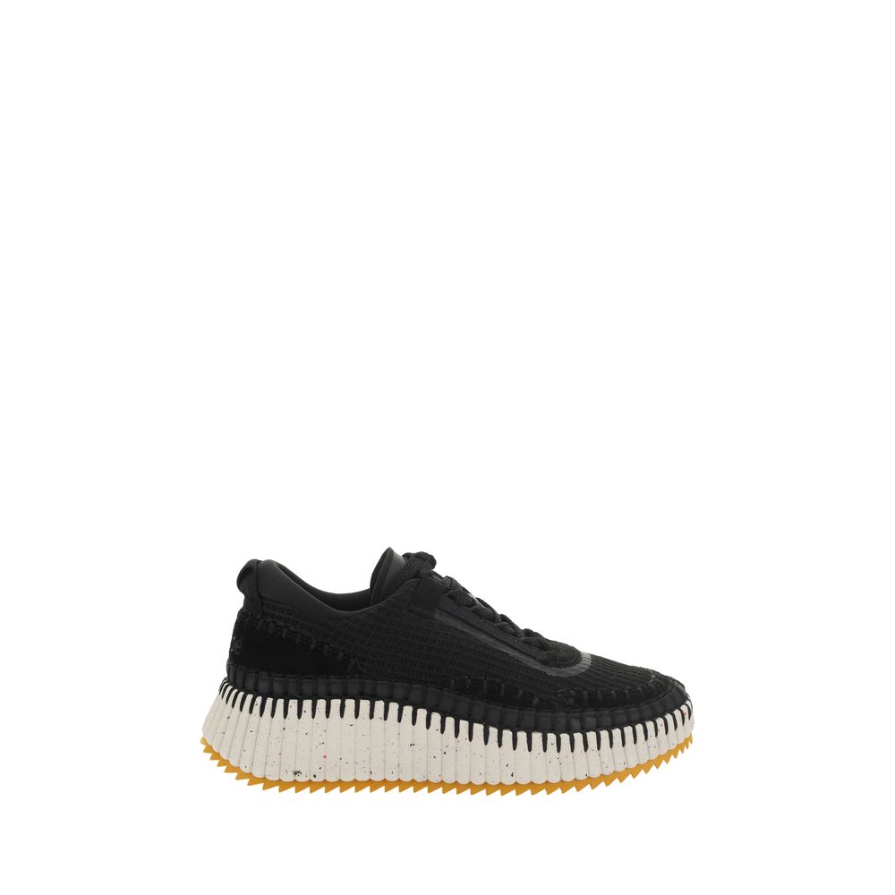 Chloé Nama Nylon Black Urban Sneakers