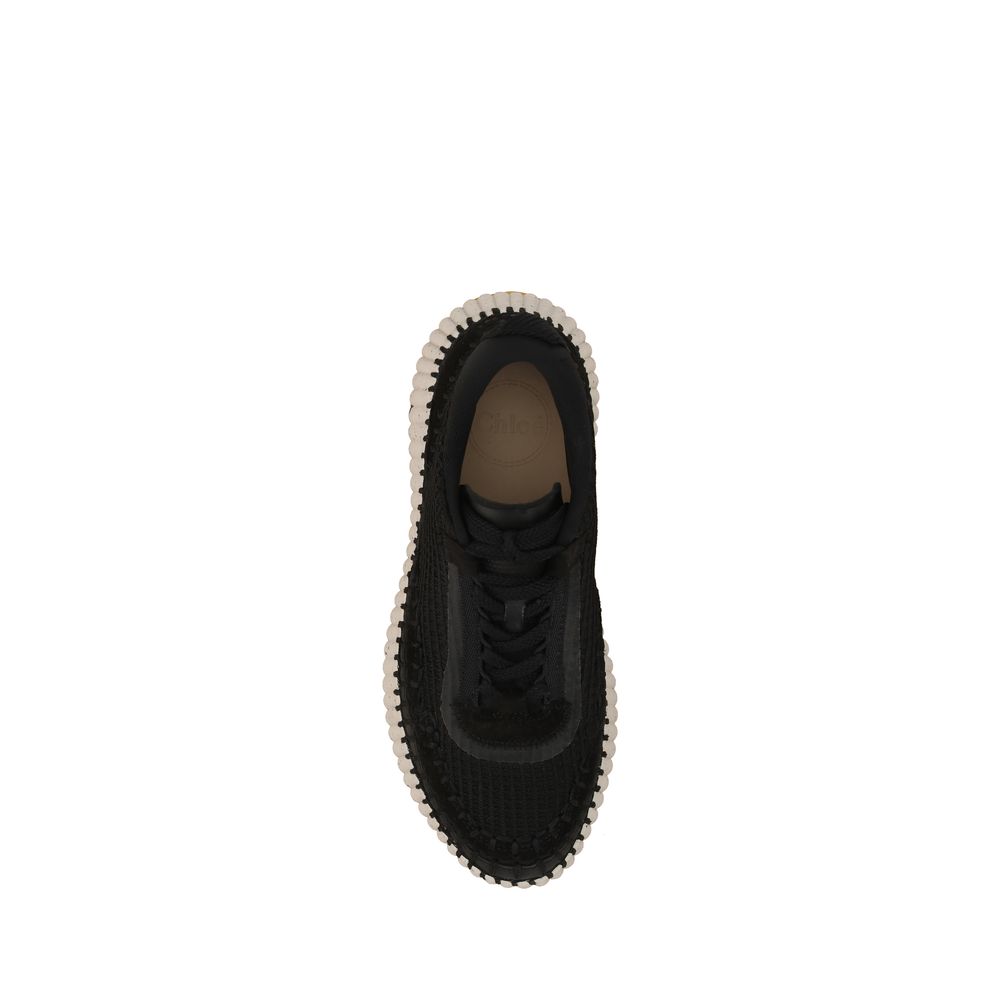 Chloé Nama Nylon Black Urban Sneakers