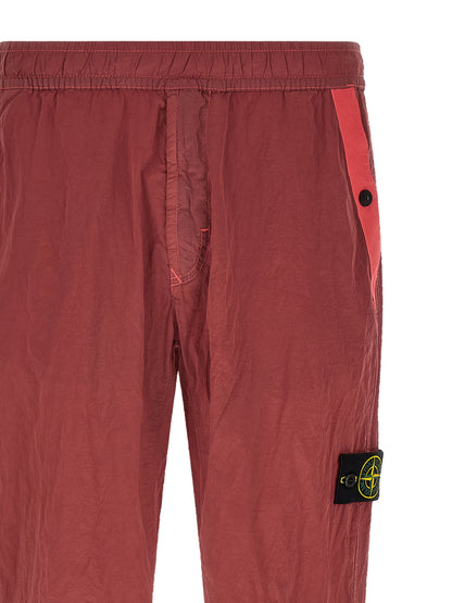 Stone Island Pantalones Joggers De Poliamida Roja Ref 3100011