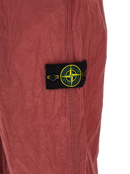 Stone Island Pantalones Joggers De Poliamida Roja Ref 3100011