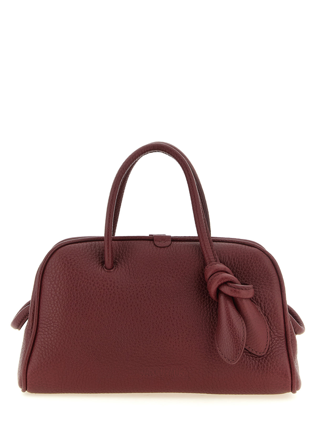 Bolso Jacquemus Le Petit Turismo En Piel De Becerro Bordeaux