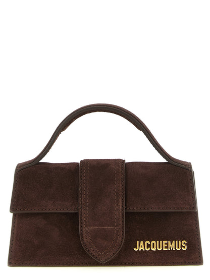 Bolso De Mano De Piel De Becerro Jacquemus Marrón Moderno