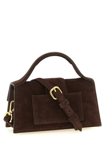 Bolso De Mano De Piel De Becerro Jacquemus Marrón Moderno