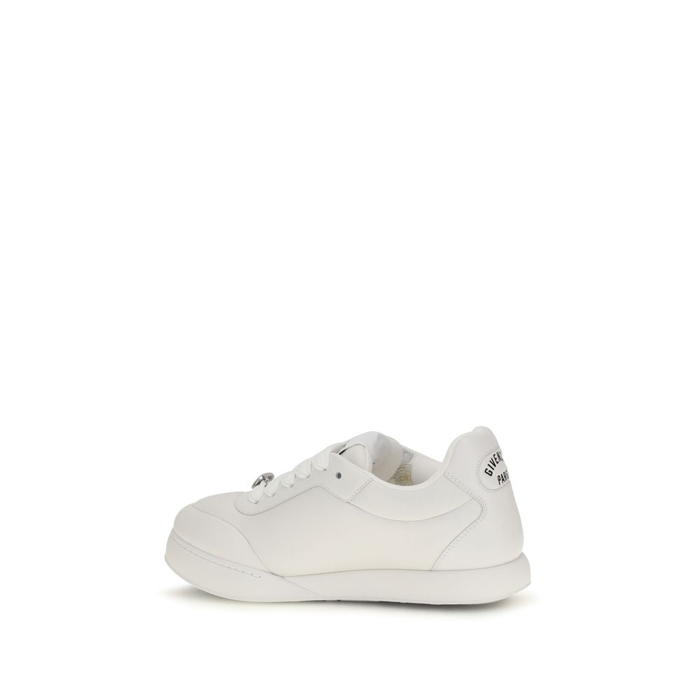 Givenchy White Leather Bos Taurus Sneakers